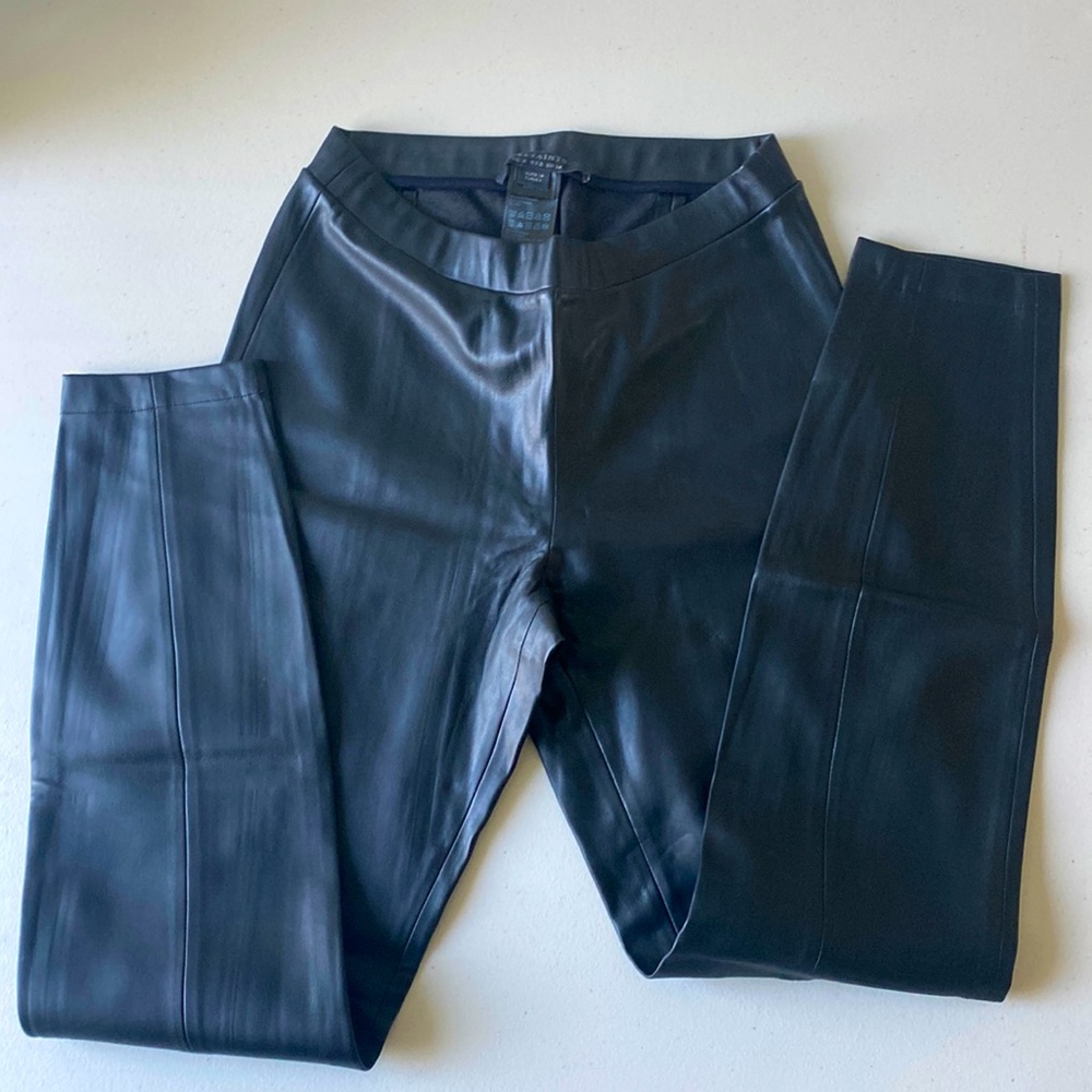 All Saints faux leather leggings - black